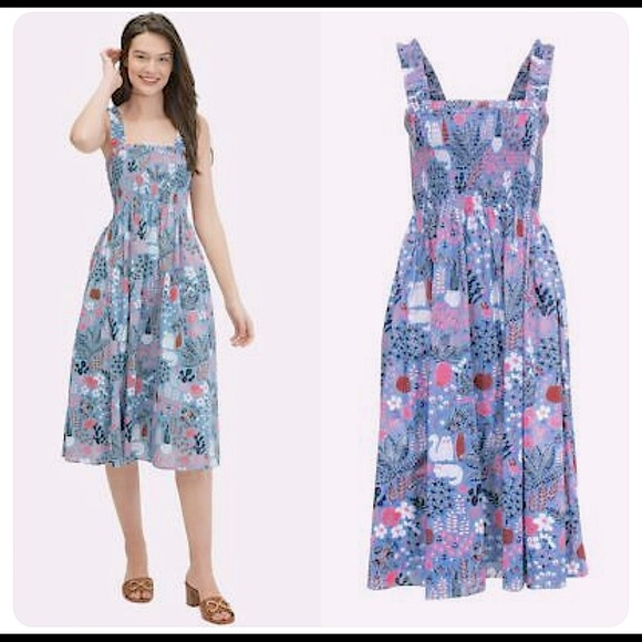 kate spade Dresses Nwot Kate Spade Garden Posy Smocked
